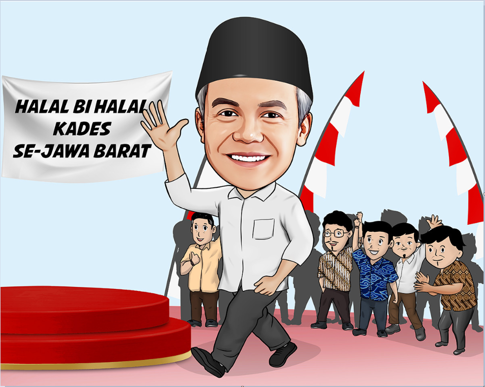 Ganjar Pranowo Menghadiri Halal Bihalal Bersama Kepala Desa Se-Jawa Barat