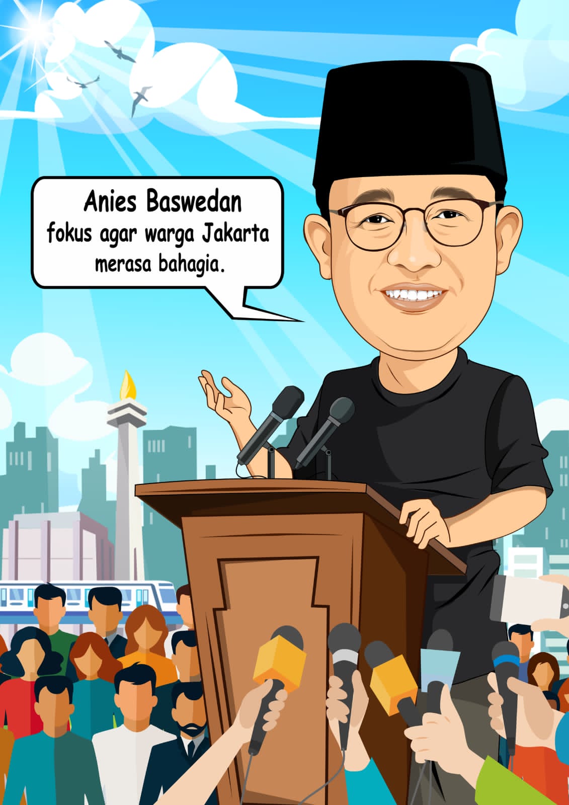 Anies Bicara Kriteria Ideal Bakal Cawagub untuk Pilkada Jakarta