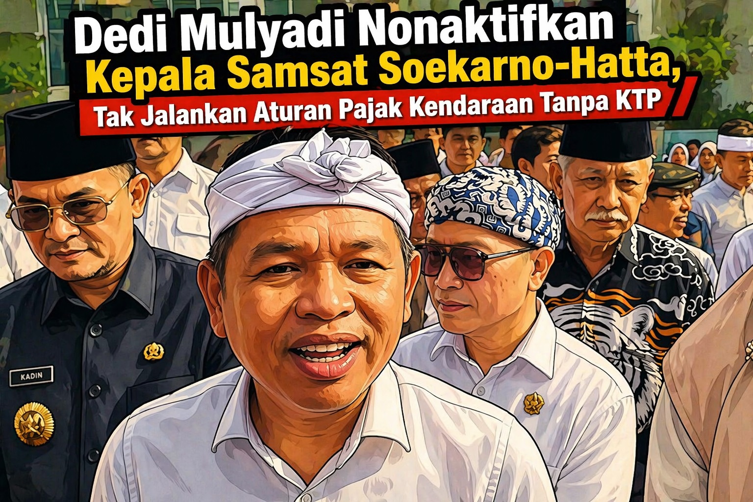 Dedi Mulyadi Nonaktifkan Kepala Samsat Soekarno-Hatta, Tak Jalankan Aturan Pajak Kendaraan Tanpa KTP