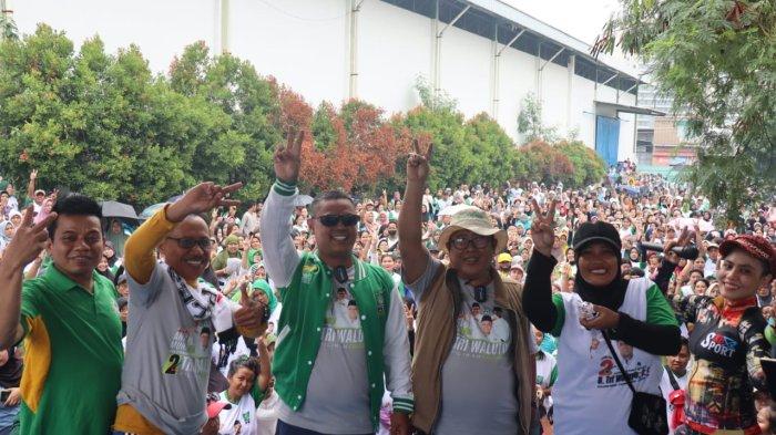 Ribuan Warga Kapuk Muara Penjaringan Ikut Sosialisasi Pencoblosan Surat Suara Capres-Cawapres