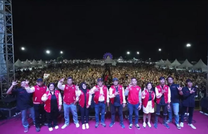 Ribuan Warga Bogor Hadiri Pesta Rakyat Ganjar Pranowo