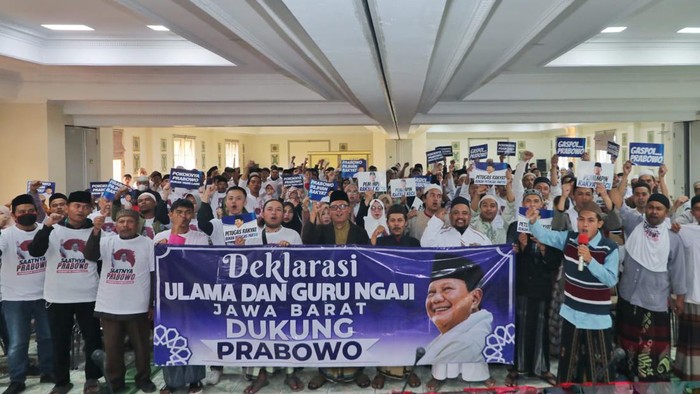 Ulama dan Guru Ngaji di Jabar Dukung Prabowo Menang Pilpres